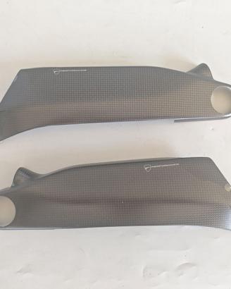 Coppia Cover Telaio Originali Ducati Carbonio V4