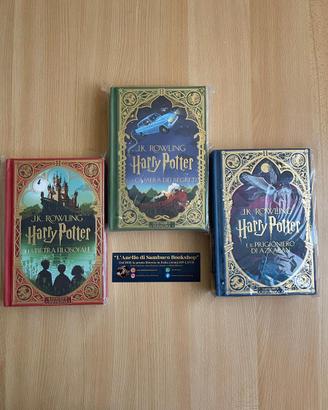 Harry Potter MinaLima prime stampe 3 volumi Salani