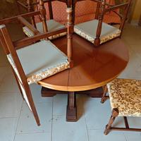 tavolo tondo da soggiorno anni 60