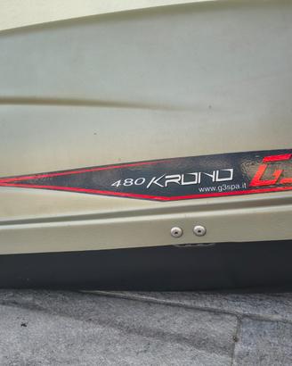 BOX DA TETTO AUTO G3 Krono 480