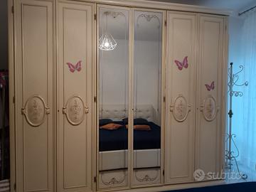 Armadio 6 ante con specchio