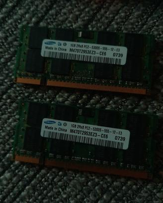 ram ddr2 per PC portatili