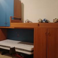 Bell letto castello blu