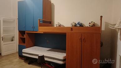 Bell letto castello blu