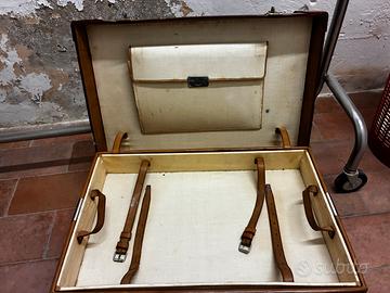 Valigia Rigida Vintage in pelle anni ‘50