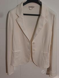 Giacca blaterare in cotone leggermente elasticizza