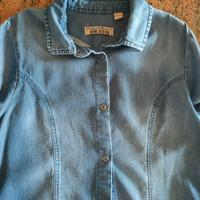 Camicia jeans 14 anni manica lunga