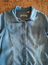 Camicia jeans 14 anni manica lunga