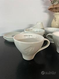 Set 6 tazze e 6 piattini julius meinl