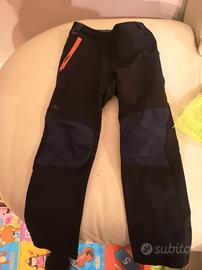 pantaloni tecnici bambini neve sport trekking 