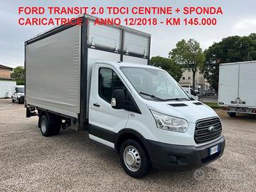 FORD TRANSIT 2.0 TDCI CASSONE CENTINE E SPONDA CAR