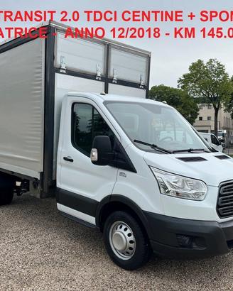 FORD TRANSIT 2.0 TDCI CASSONE CENTINE E SPONDA CAR