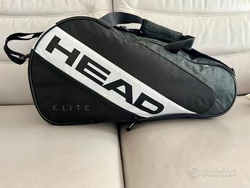 Borsa padel Head Elite nera/grigia
