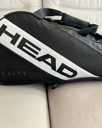 Borsa padel Head Elite nera/grigia