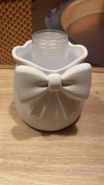 vasetto portapenne stampato 3d con fiocco