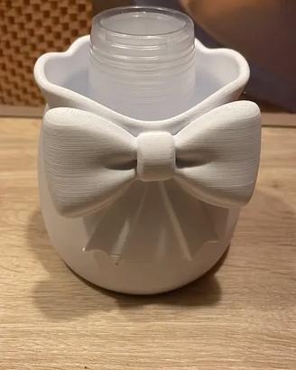 vasetto portapenne stampato 3d con fiocco