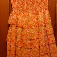 gonna/blusa estiva  arricciata e a falde zara