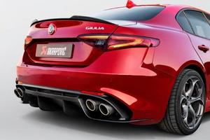 Scarico Akrapovic per Giulia Q.V.