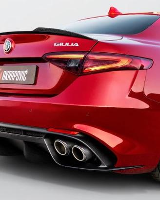 Scarico Akrapovic per Giulia Q.V.