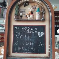 Lavagnetta vintage da cucina o taverna