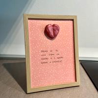 Quadro arredo come idea amore - cuore e frase