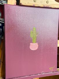 Minimalista cactus decorativo