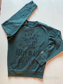 Felpa verde Rifle  taglia S (14 /15 anni)