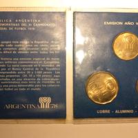Monete mondiali calcio 1978 Argentina