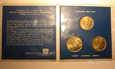 Monete mondiali calcio 1978 Argentina