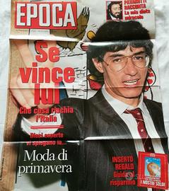 Poster Umberto Bossi Lega Nord Lega Lombarda