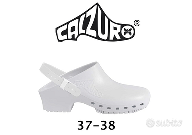 ZOCCOLI SANITARI CALZURO N. 37-38 SCARPE SANITARE