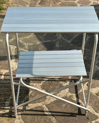 Mobiletto portafornello campeggio 66,5x80x48 cm