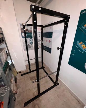 Power Rack Acciaio + Panca | Home Gym Completa