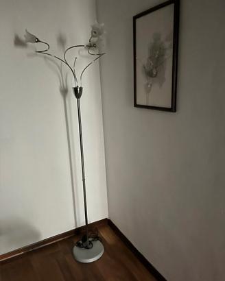 Lampada stelo in acciaio