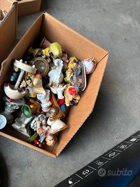 Lotto ststuine soprammobili addobbi