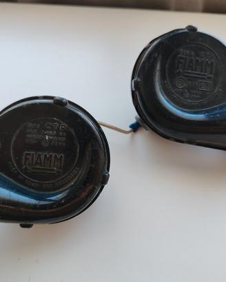 Coppia clacson FIAMM CTP vintage 12V