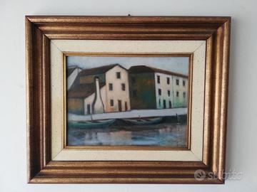 QUADRO PITTORE "SIEBESSI ARTURO" OLIO SU TELA.