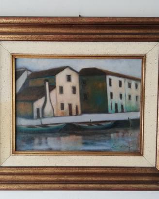 QUADRO PITTORE "SIEBESSI ARTURO" OLIO SU TELA.