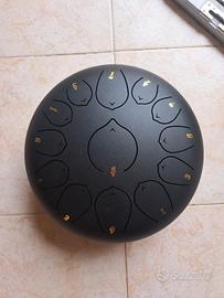 steel tongue drum 30 cm - completo di accessori