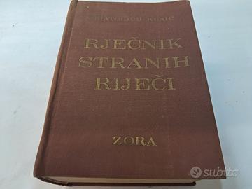 vocabolario - dizionario vecchio in lingua croata