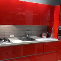Cucina VENETA CUCINE rosso laccato