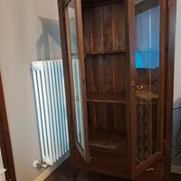 vetrinetta in legno e vetro 