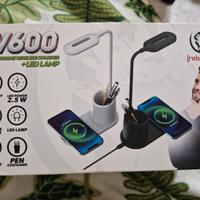 base wireless charger + led lamp