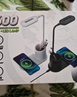 base wireless charger + led lamp