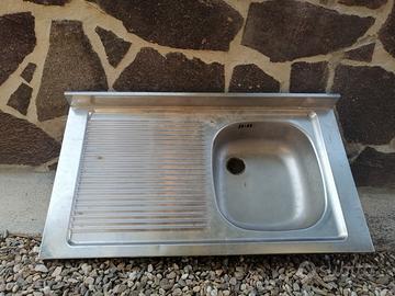 Lavandino inox una vasca