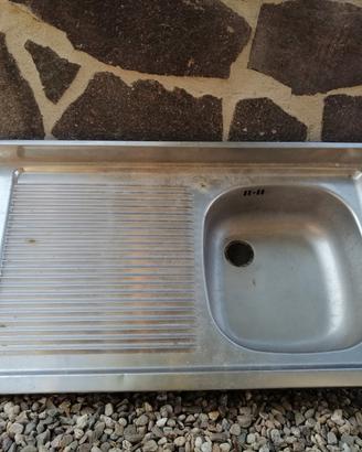 Lavandino inox una vasca