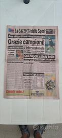 Originale La Gazzetta dello Sport 18 novembre 1996