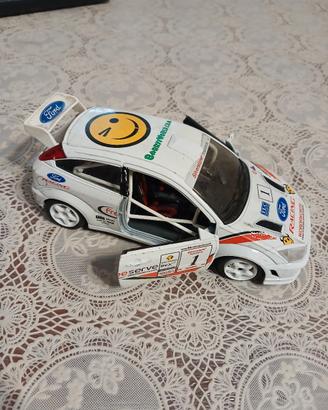 Ford Focus rally vintage burago 1/24