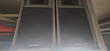 casse per karaoke con ingresso microfoni 