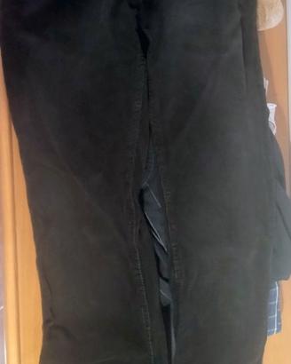 Pantaloni Guess velluto nero uomo